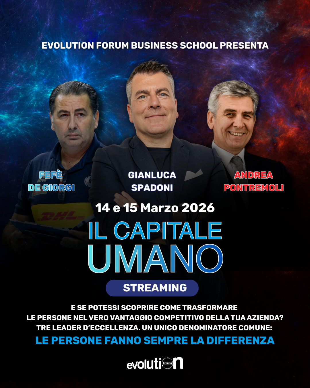 diretta streaming capitale umano 14 15/03/2026