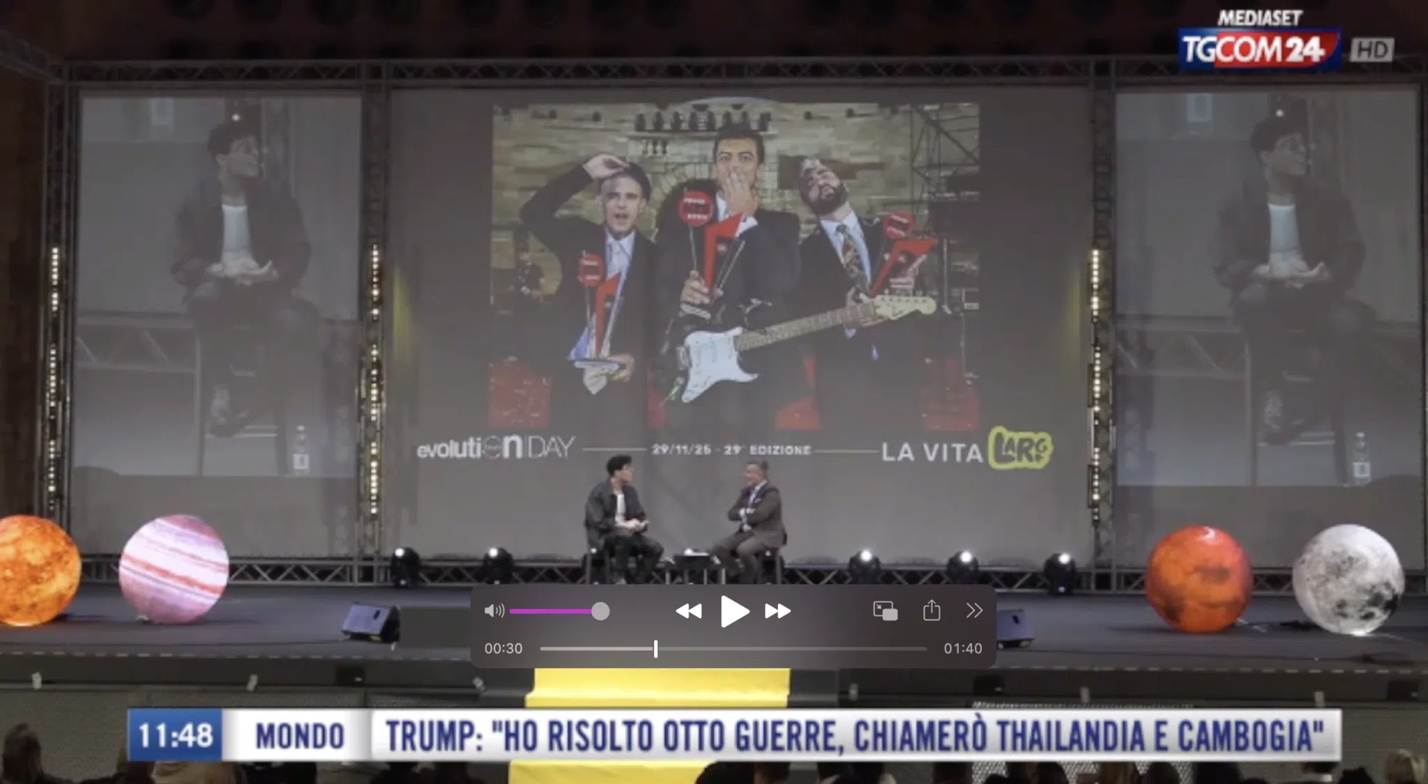 TGCOM 24 - Gianluca Spadono e Stash all'Evolution Forum Day