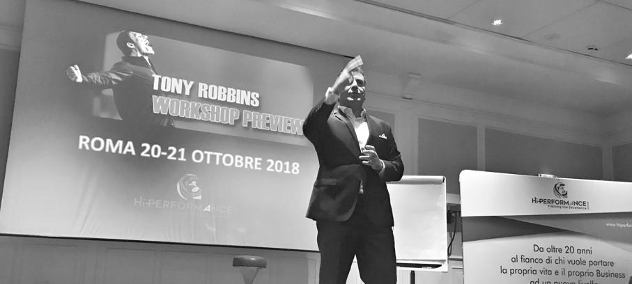 GRANDE SUCCESSO A ROMA PER IL TONY ROBBINS WORKSHOP PREVIEW EVENTO SOLD OUT CON OLTRE 260 PERSONE